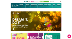 Desktop Screenshot of bh.zain.com