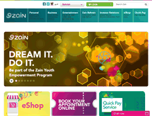 Tablet Screenshot of bh.zain.com